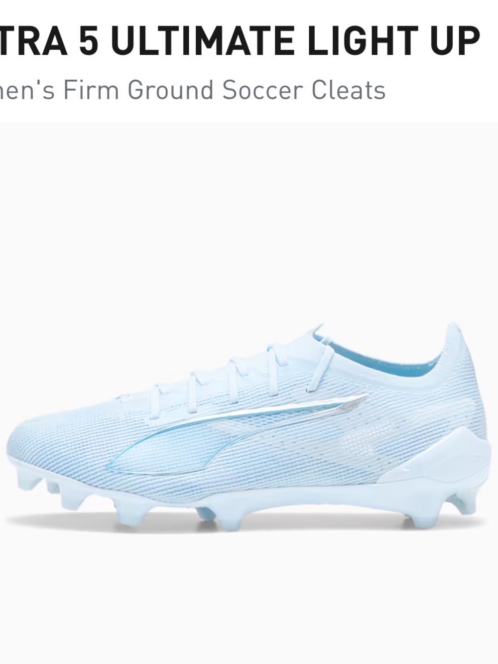 Puma Ultra 5 Ultimate Soccer Cleats. Brand new